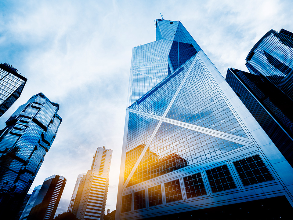 Bank of China Tower in Central Hong Kong